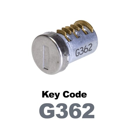 Global Replacement Lock Cylinder, For Non-Master Key Applications, For use in Locks with Key Code G362 KC-SNM-NK-362